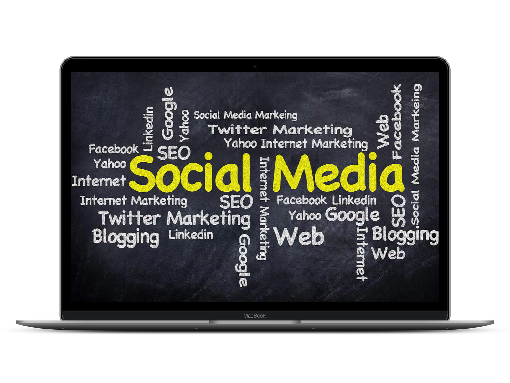 Max Media Group | Social Media Marketing Main Laoptop Image
