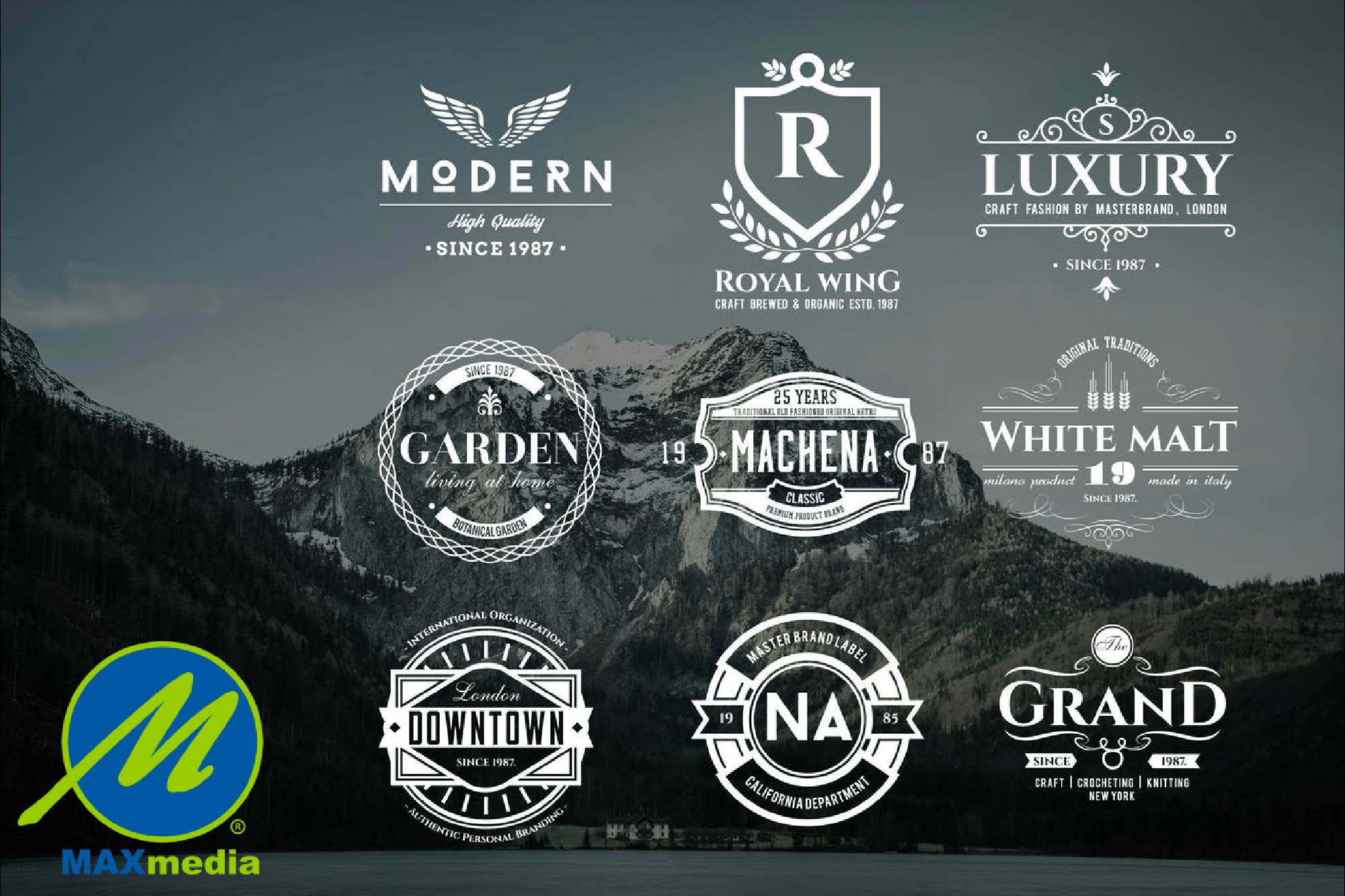 MAX MEDIA GROUP | Branded Logo Design Print & Digital Graphics Service ...