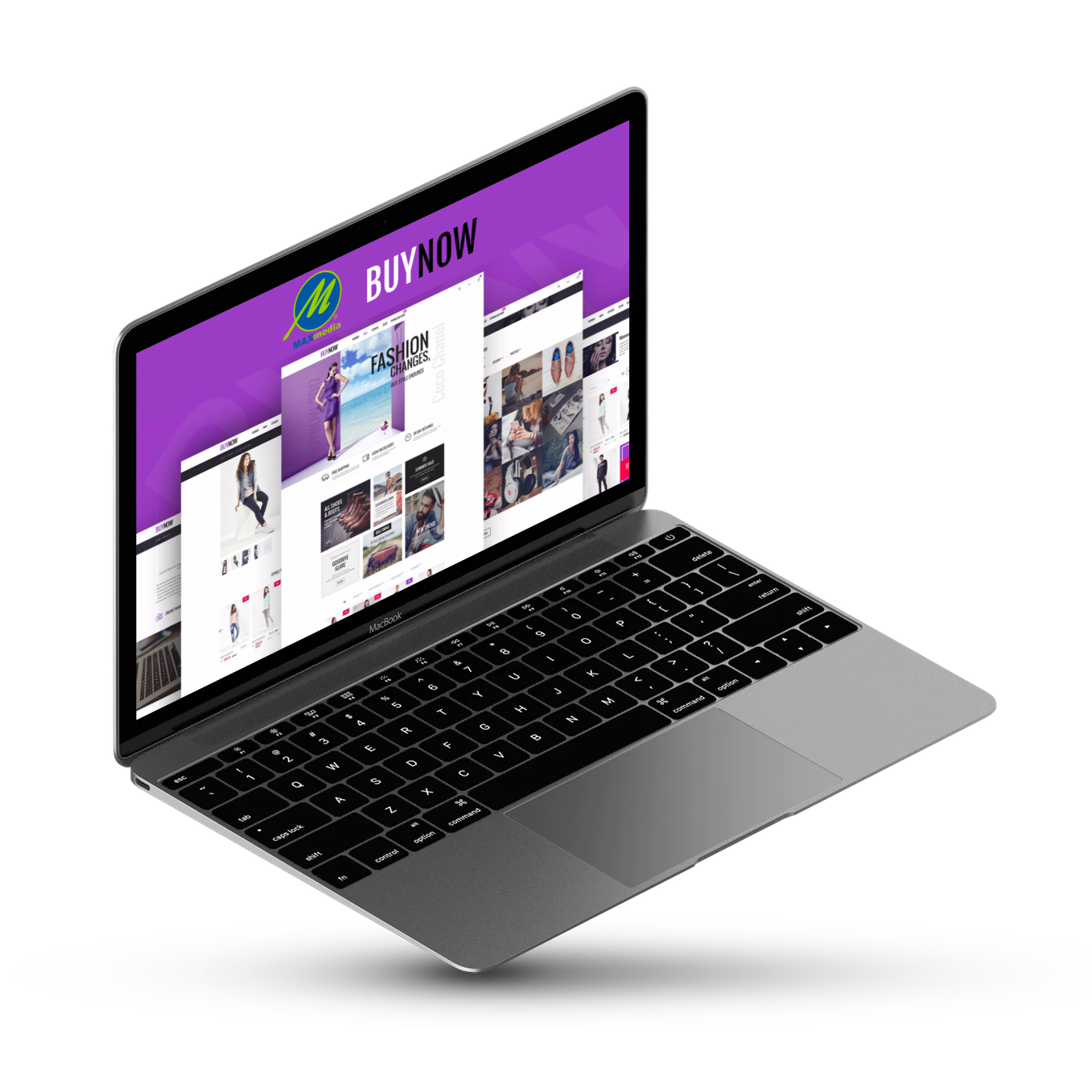 Max Media Group - E-Commerce Web Design Websites Laptop